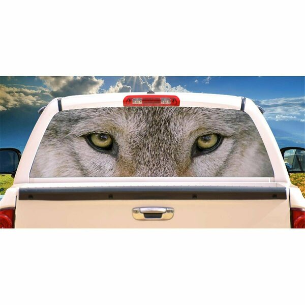 Entretenimiento Wolf Eyes Rear Window Graphic P-U Truck Film View Thru Vinyl EN3263122